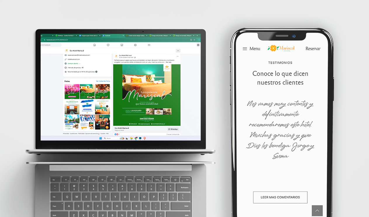 Eco Hotel Mariscal - Collage Digital